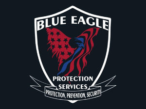 Blue Eagle Protection Services 18 X 24 Floor Impression - The Personalized Doormats Company