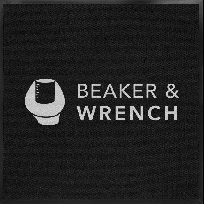 Beaker & Wrench logo rug §