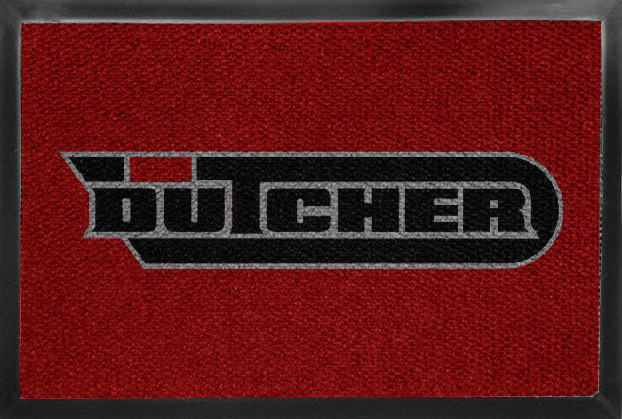 Dutcher Martial Arts 2x3 mat 2 x 3 Luxury Berber Inlay - The Personalized Doormats Company