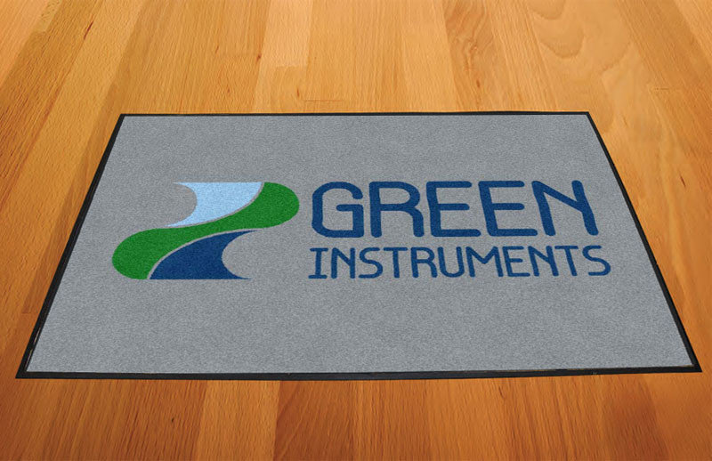 Green Instruments USA 2 X 3 Rubber Backed Carpeted HD - The Personalized Doormats Company