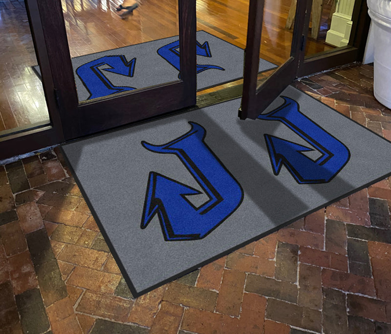 Gym Door Logo Rug