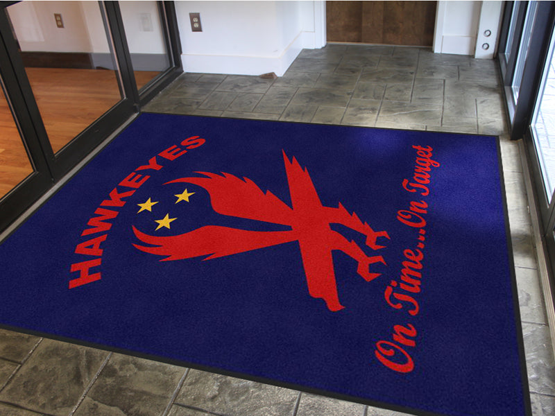 36TH INTELLIGENCE SQUADRON 6 X 8 Rubber Backed Carpeted - The Personalized Doormats Company