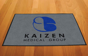 Kaizen medical group 2 X 3 Rubber Backed Carpeted HD - The Personalized Doormats Company