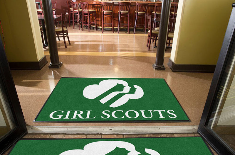 Girl Scouts Greater Los Angeles 4 x 6 Rubber Backed Carpeted HD - The Personalized Doormats Company