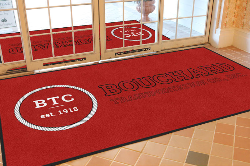 Bouchard Transportation Co., Inc. 4 x 8' Rubber Backed Carpeted HD - The Personalized Doormats Company