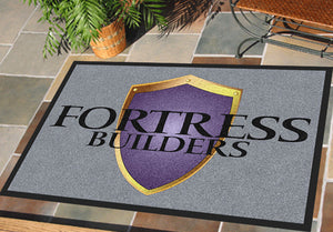 Fortress Builders 2 X 3 Rubber Backed Carpeted HD - The Personalized Doormats Company