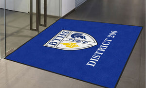 District carpet 6 X 6 Rubber Backed Carpeted HD - The Personalized Doormats Company