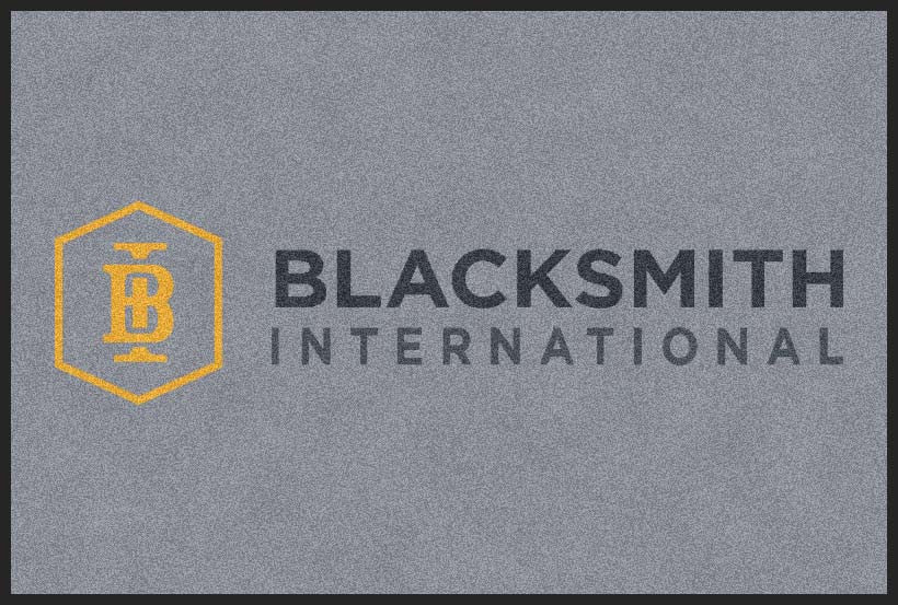 Blacksmith International 2 X 3 Rubber Backed Carpeted HD - The Personalized Doormats Company