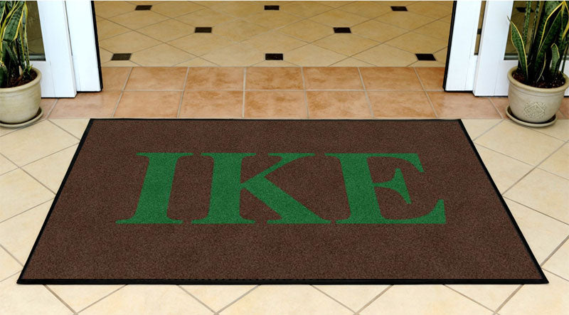IKE 3 x 5 Rubber Backed Carpeted HD - The Personalized Doormats Company