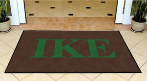 IKE 3 x 5 Rubber Backed Carpeted HD - The Personalized Doormats Company