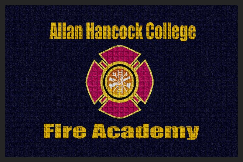 Allan Hancock Fire Academy 2 X 3 Waterhog Impressions - The Personalized Doormats Company