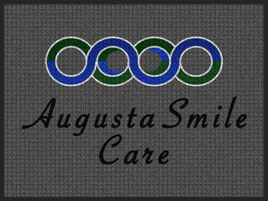 Augusta Smile 3 x 4 Waterhog Impressions - The Personalized Doormats Company