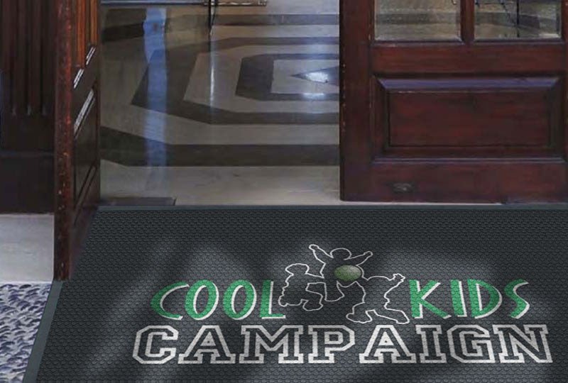 Cool Kids Campaign 3 X 5 Rubber Scraper - The Personalized Doormats Company