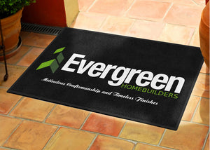 Evergreen Entry Mat § 2 X 3 Rubber Backed Carpeted HD - The Personalized Doormats Company