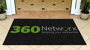360 Networx 3 X 5 Rubber Backed Carpeted HD - The Personalized Doormats Company