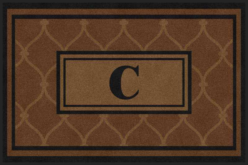 Chain Link Mat 4 X 6 Rubber Backed Carpeted HD - The Personalized Doormats Company