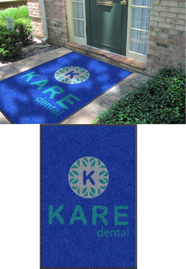 KARE dental 4 X 6 Custom Plush 30 HD - The Personalized Doormats Company