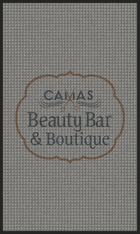 Camas Beauty Bar 3 x 5 Waterhog Impressions - The Personalized Doormats Company