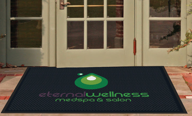 Eternal Wellness MedSpa & Salon 4 X 6 Rubber Scraper - The Personalized Doormats Company