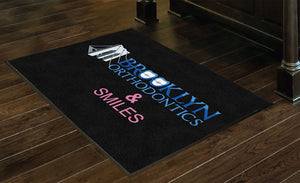 Brooklyn Orthodontics 3 X 4 Rubber Backed Carpeted HD - The Personalized Doormats Company