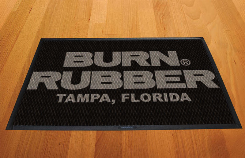 Burn Rubber Tampa 2 X 3 Luxury Berber Inlay - The Personalized Doormats Company