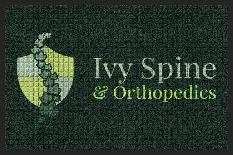 Ivy Spine & Orthopedics 2 X 3 Waterhog Impressions - The Personalized Doormats Company