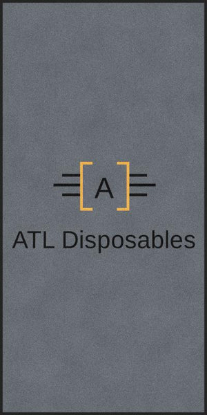 ATL Disposables 5 X 10 Rubber Backed Carpeted HD - The Personalized Doormats Company
