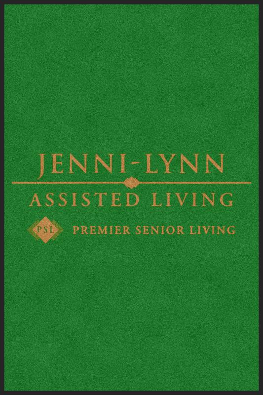 Jenni-Lynn Senior Living 4 X 6 Rubber Backed Carpeted HD - The Personalized Doormats Company
