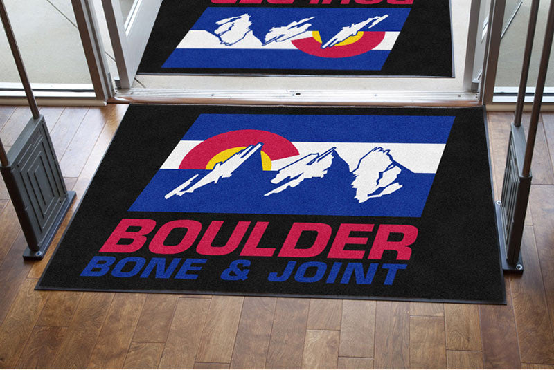 Boulder Bone and Joint 4 X 6 Rubber Backed Carpeted HD - The Personalized Doormats Company
