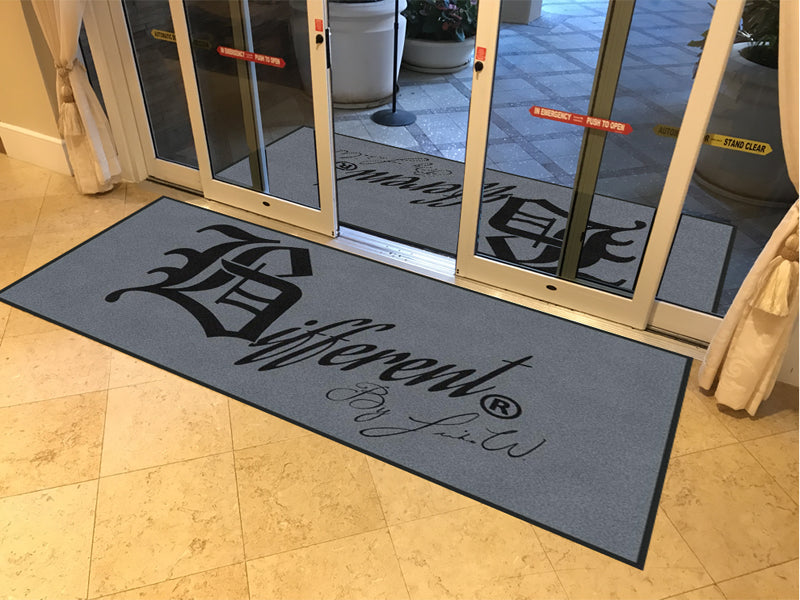 BDifferent LLC 4 X 8 Rubber Backed Carpeted HD - The Personalized Doormats Company