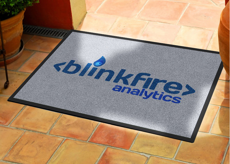 Blinkfire 2 X 3 Rubber Backed Carpeted HD - The Personalized Doormats Company