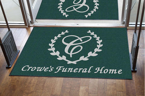 Crowes Funeral Homes, Inc § 4 X 6 Waterhog Inlay - The Personalized Doormats Company