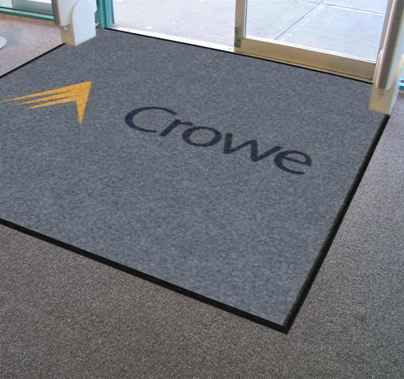 Crowe Horwath 5 X 5 Rubber Backed Carpeted HD - The Personalized Doormats Company