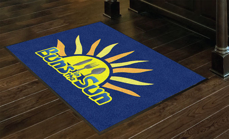 Buns in the Sun 3 X 4 Rubber Backed Carpeted HD - The Personalized Doormats Company