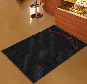 Brunswick Club 3 X 5 Rubber Backed Carpeted HD - The Personalized Doormats Company