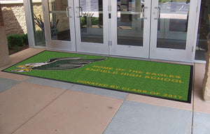 Enfield HS Main Entrance 6 X 12 Luxury Berber Inlay - The Personalized Doormats Company