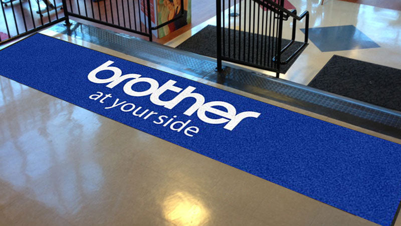 Brother 3 X 15 Rubber Backed Carpeted HD - The Personalized Doormats Company