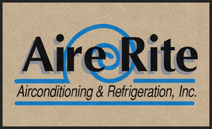 Aire Rite A/C & Refrigeration, Inc. 3 X 5 Rubber Backed Carpeted HD - The Personalized Doormats Company