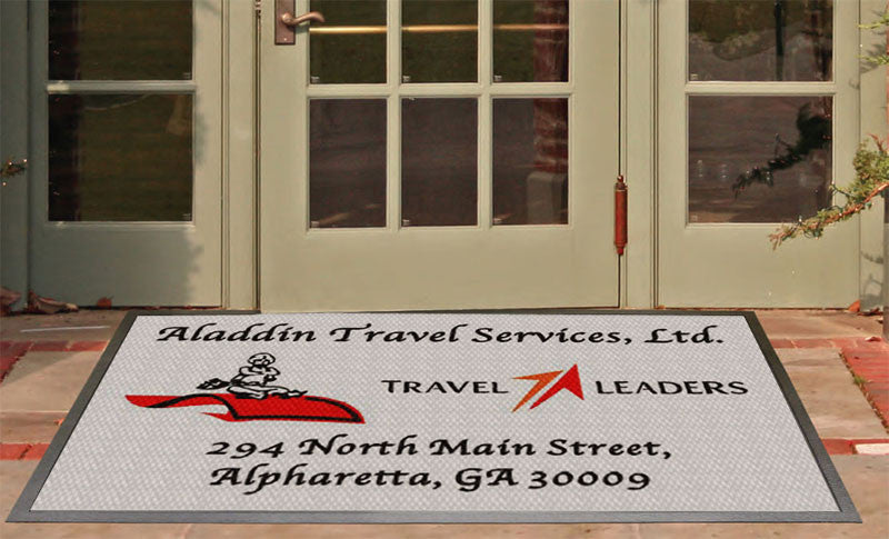 Aladdin Travel \tServices,  Ltd. 3 X 5 Luxury Berber Inlay - The Personalized Doormats Company