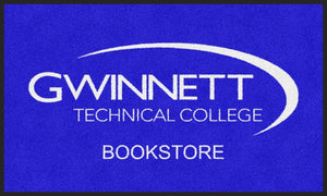 Gwinnett Tech Bookstore 3 X 5 Rubber Backed Carpeted - The Personalized Doormats Company