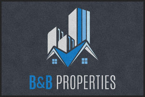 B & B Properties Dark Grey/White Logo