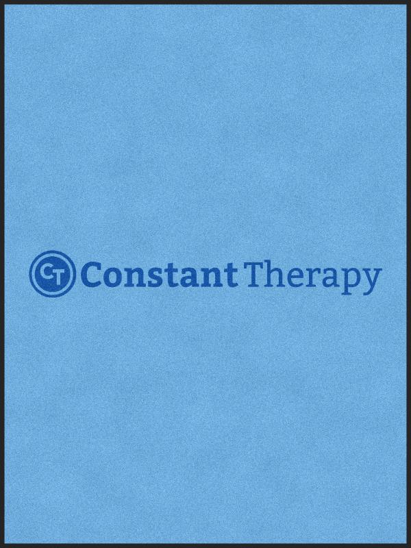 Constant Therapy 6 X 8 Rubber Backed Carpeted HD - The Personalized Doormats Company
