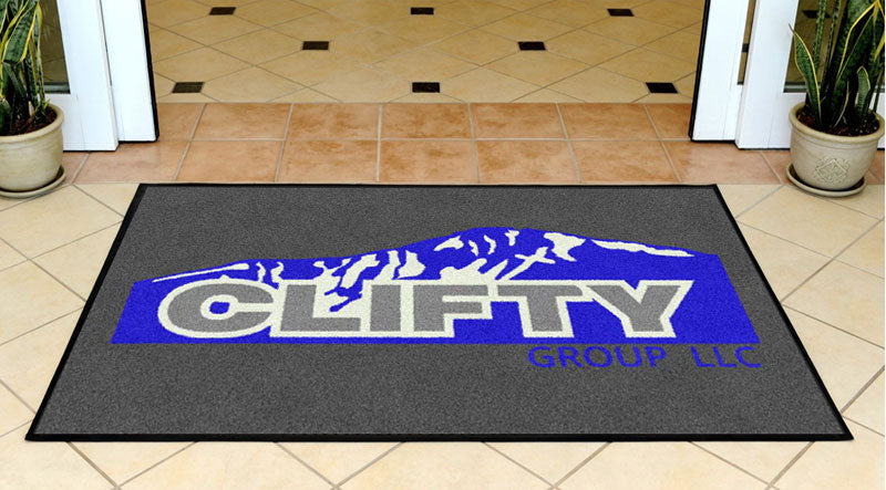 Clifty Group 3 X 5 Rubber Backed Carpeted - The Personalized Doormats Company