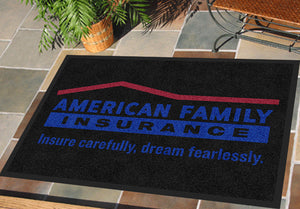 Door Matt 2 x 3 Rubber Backed Carpeted HD - The Personalized Doormats Company