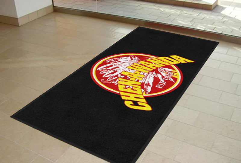 Camp Chen-A-Wanda 3 X 7 Rubber Backed Carpeted - The Personalized Doormats Company