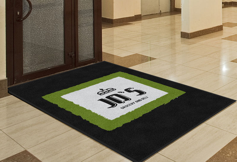 JDs Grocery and Deli 4 X 6 Rubber Backed Carpeted HD - The Personalized Doormats Company