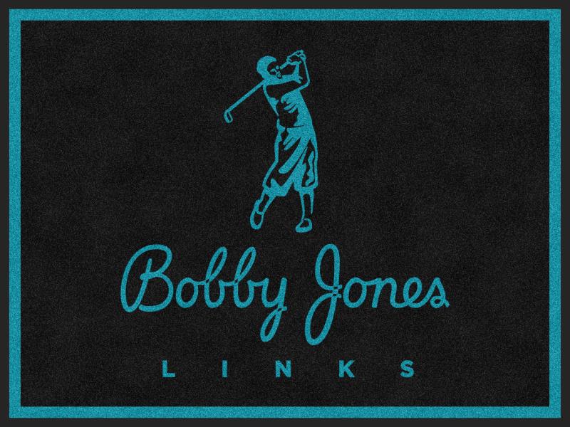 Bobby Jones Links indoor mat 3 X 4 Rubber Backed Carpeted HD - The Personalized Doormats Company