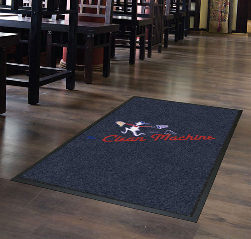 Clean Machine 4 X 6 Rubber Backed Carpeted HD - The Personalized Doormats Company