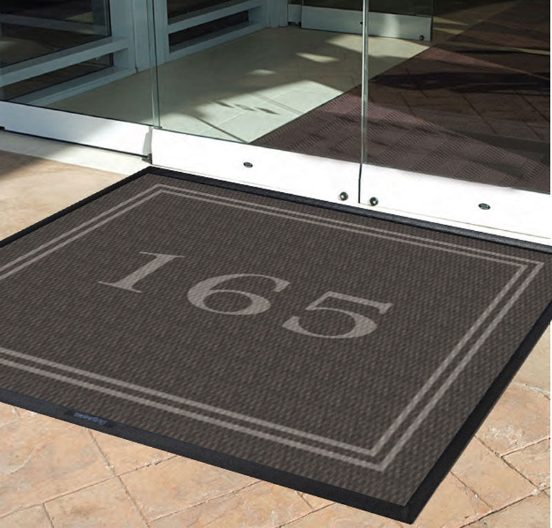 165 WILLIAM STREET 5 X 6 Luxury Berber Inlay - The Personalized Doormats Company