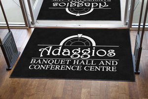 Adaggios 4 X 6 Rubber Backed Carpeted HD - The Personalized Doormats Company
